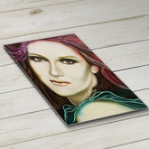 Celine Dion Canvas Art by Chris Tutty - Canadian Pop Diva Portrait